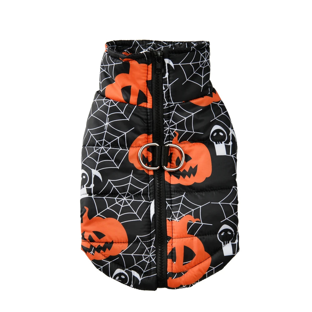 Veste Halloween Chien - Costume Festif Deux Pattes pour Petit et Moyen Chien