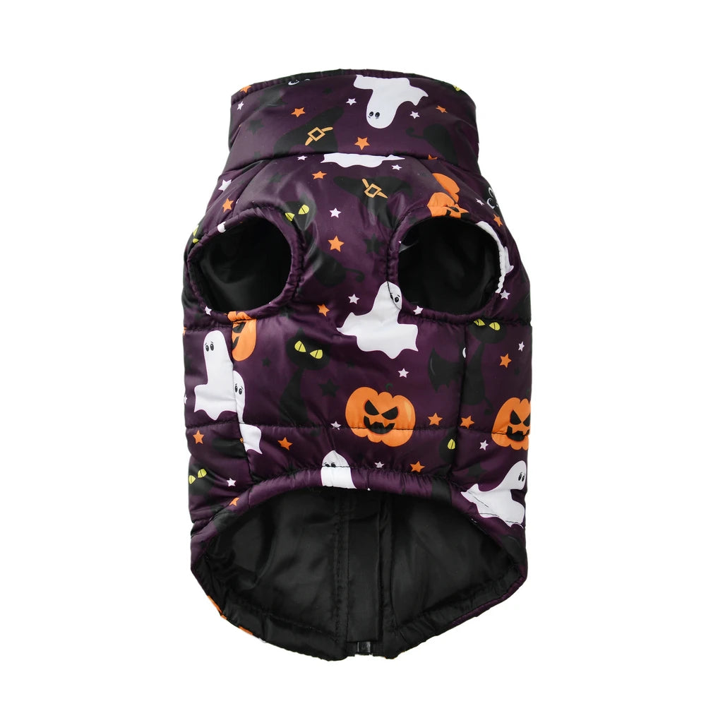 Veste Halloween Chien - Costume Festif Deux Pattes pour Petit et Moyen Chien