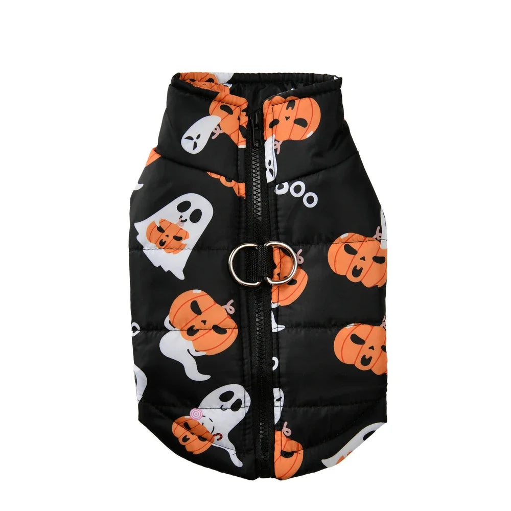 Veste Halloween Chien - Costume Festif Deux Pattes pour Petit et Moyen Chien