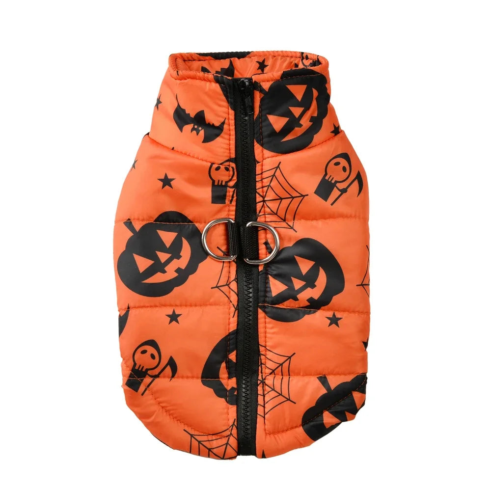 Veste Halloween Chien - Costume Festif Deux Pattes pour Petit et Moyen Chien