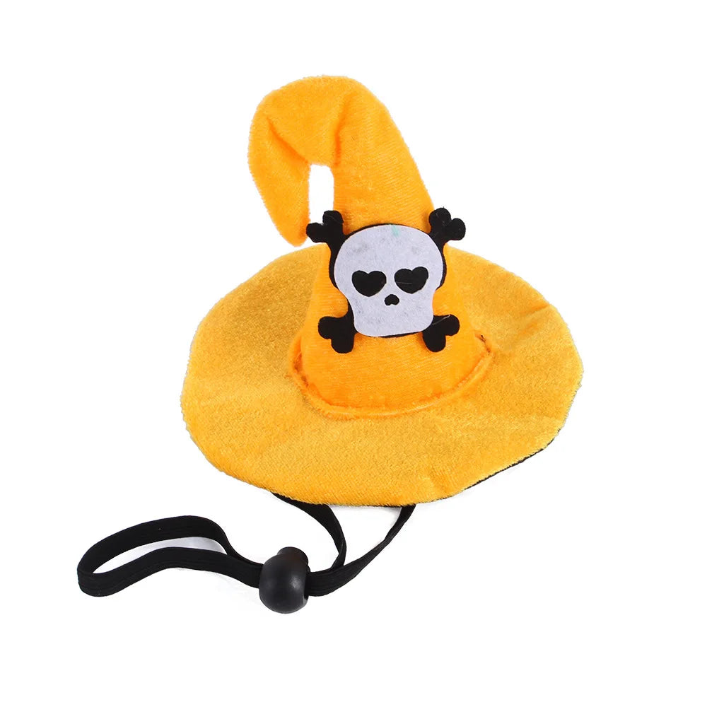 Chapeau Halloween Animaux - Citrouille Ajustable pour Chien et Chat