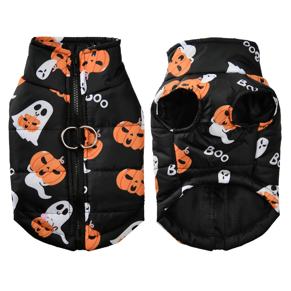 Veste Halloween Chien - Costume Festif Deux Pattes pour Petit et Moyen Chien