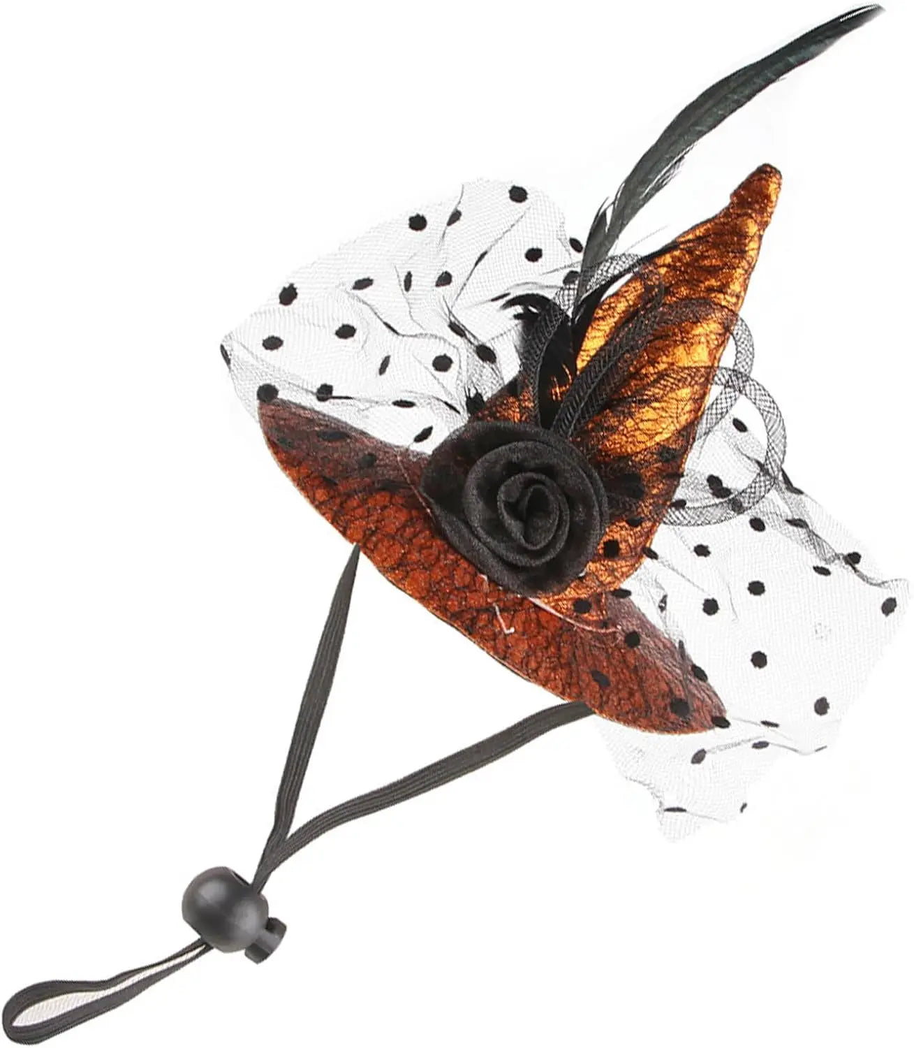 Chapeau de Sorcière Halloween pour Chien - Accessoire Festif avec Cordon Ajustable
