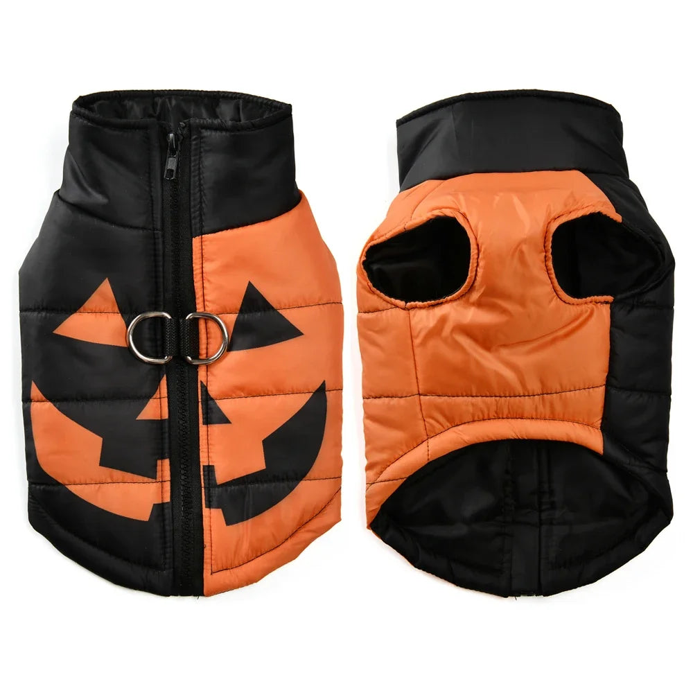 Veste Halloween Chien - Costume Festif Deux Pattes pour Petit et Moyen Chien