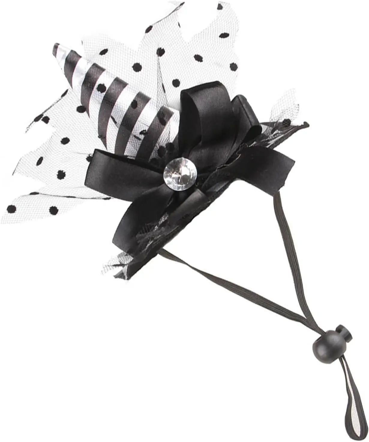 Chapeau de Sorcière Halloween pour Chien - Accessoire Festif avec Cordon Ajustable