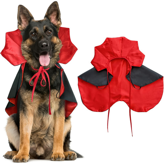 Cape Vampire XUNDI Chien Chat - Costume Halloween avec Bretelles Ajustables